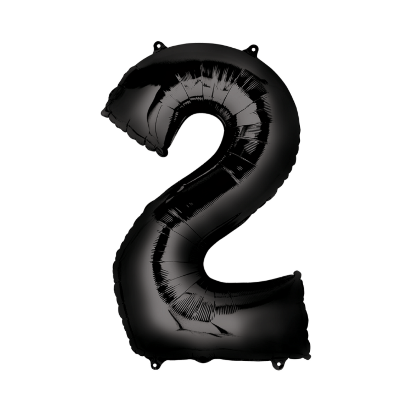 Numero 2 Negro 34" Super Shape Convergram