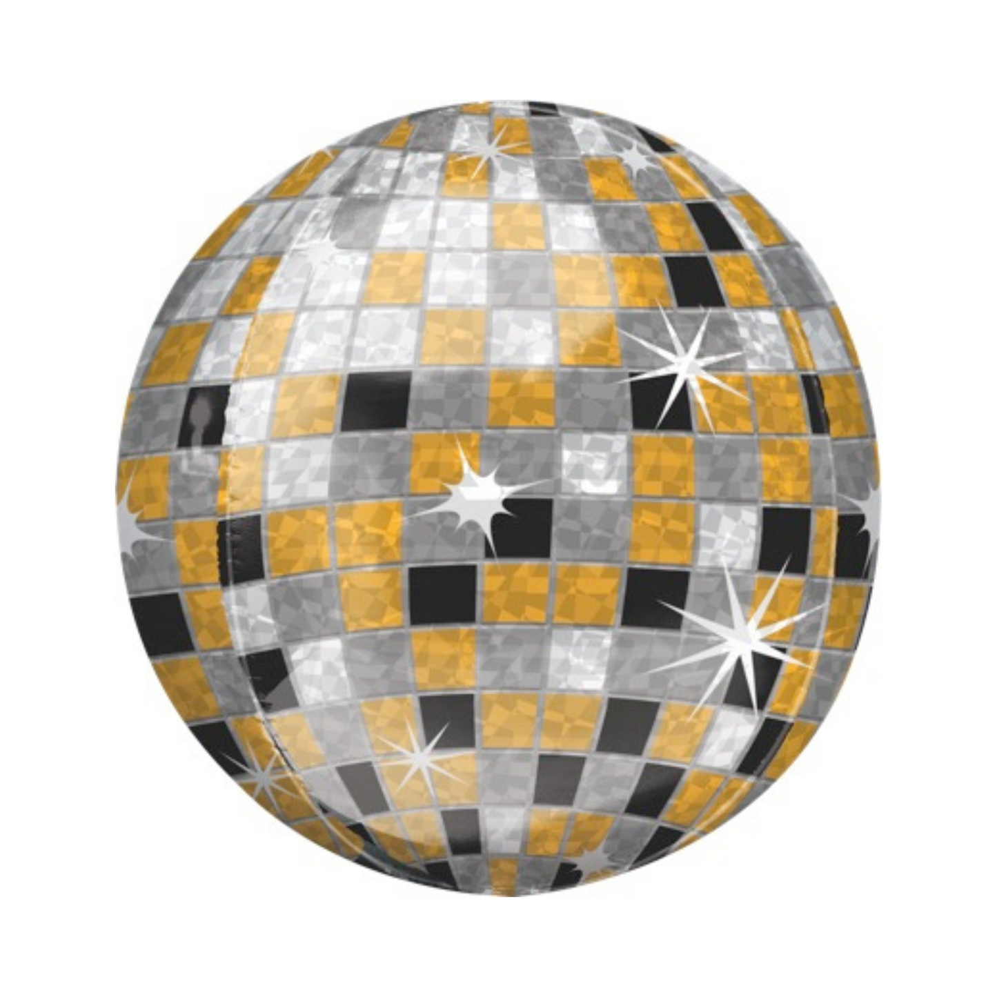 Orz Met. Gold, Silver, Black Disco Ball Convergram G40