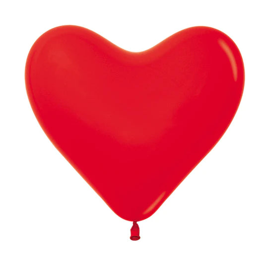 Corazones Rojo Fashion 12" Bolsa C/50 Globos Sempertex