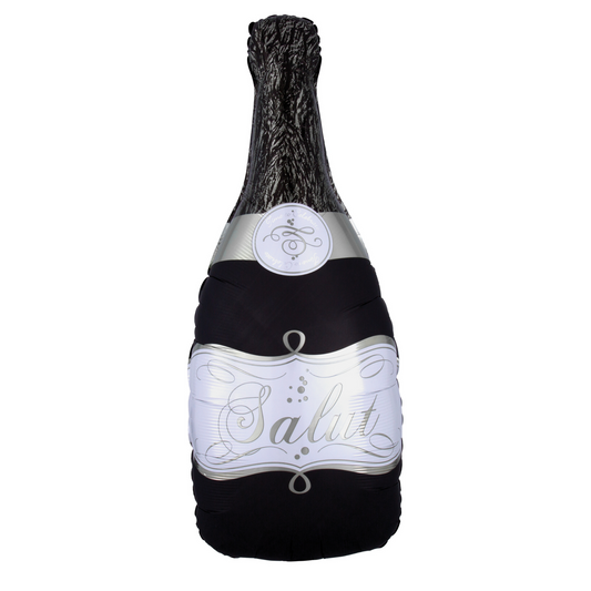 Bubbly Wine Bottle Black  P35 Super Sh. Convergram