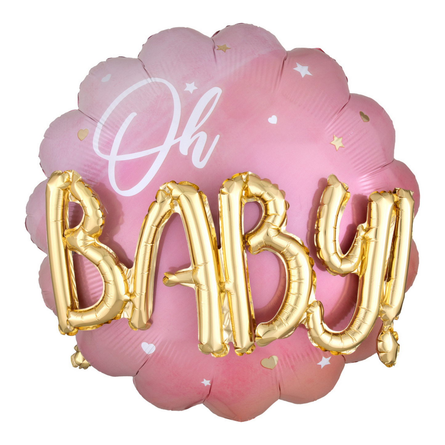 Pink Baby Girl MultiBallon P75 Convergram