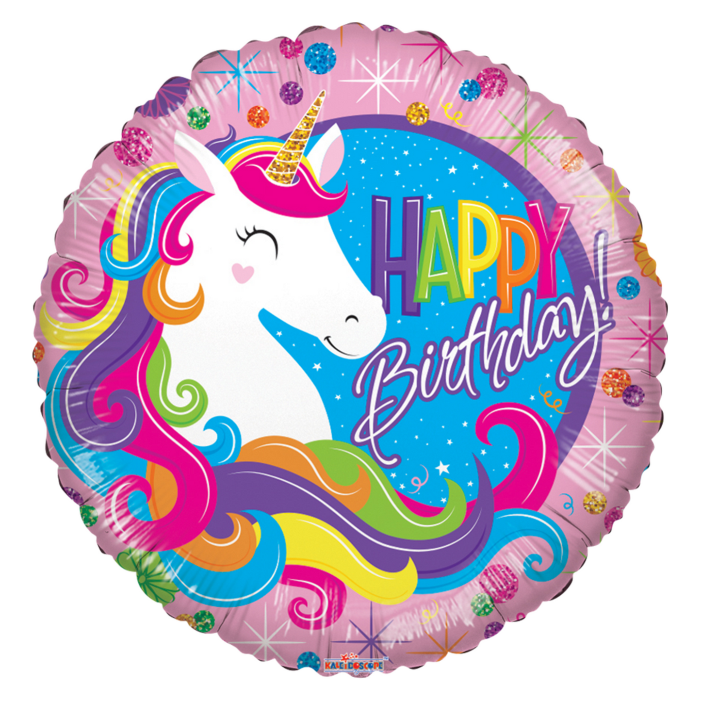 Unicornio Birthday Classic 18" S40 Convergram