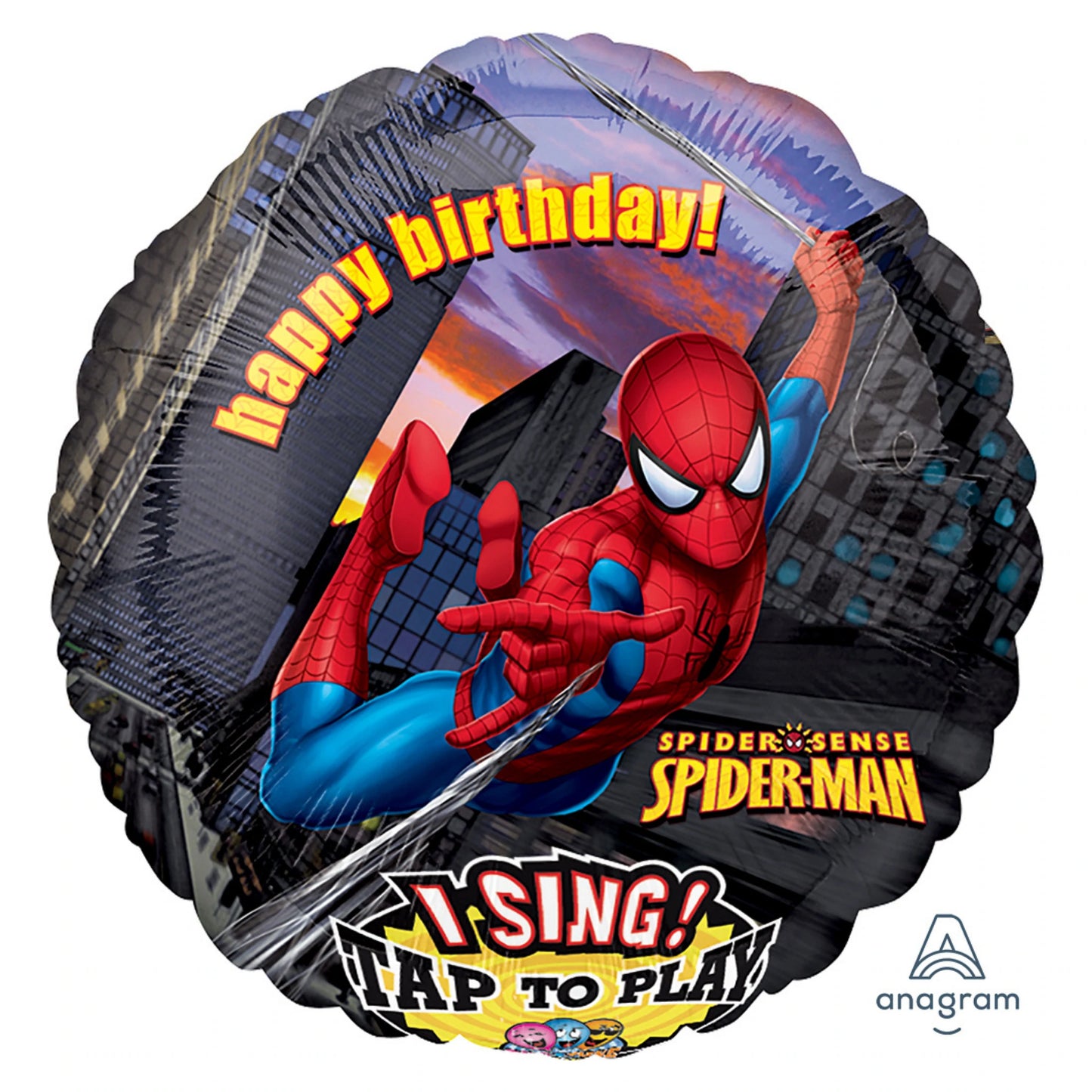 Spider-man Ultimate Birthdary 18" S60 Convergram