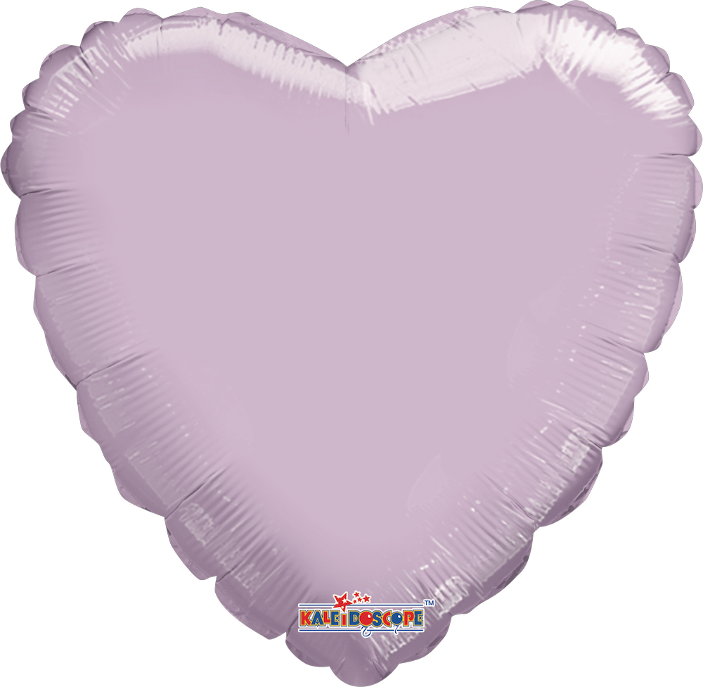 Corazon Lavanda Macarron Solido 18" Convergram