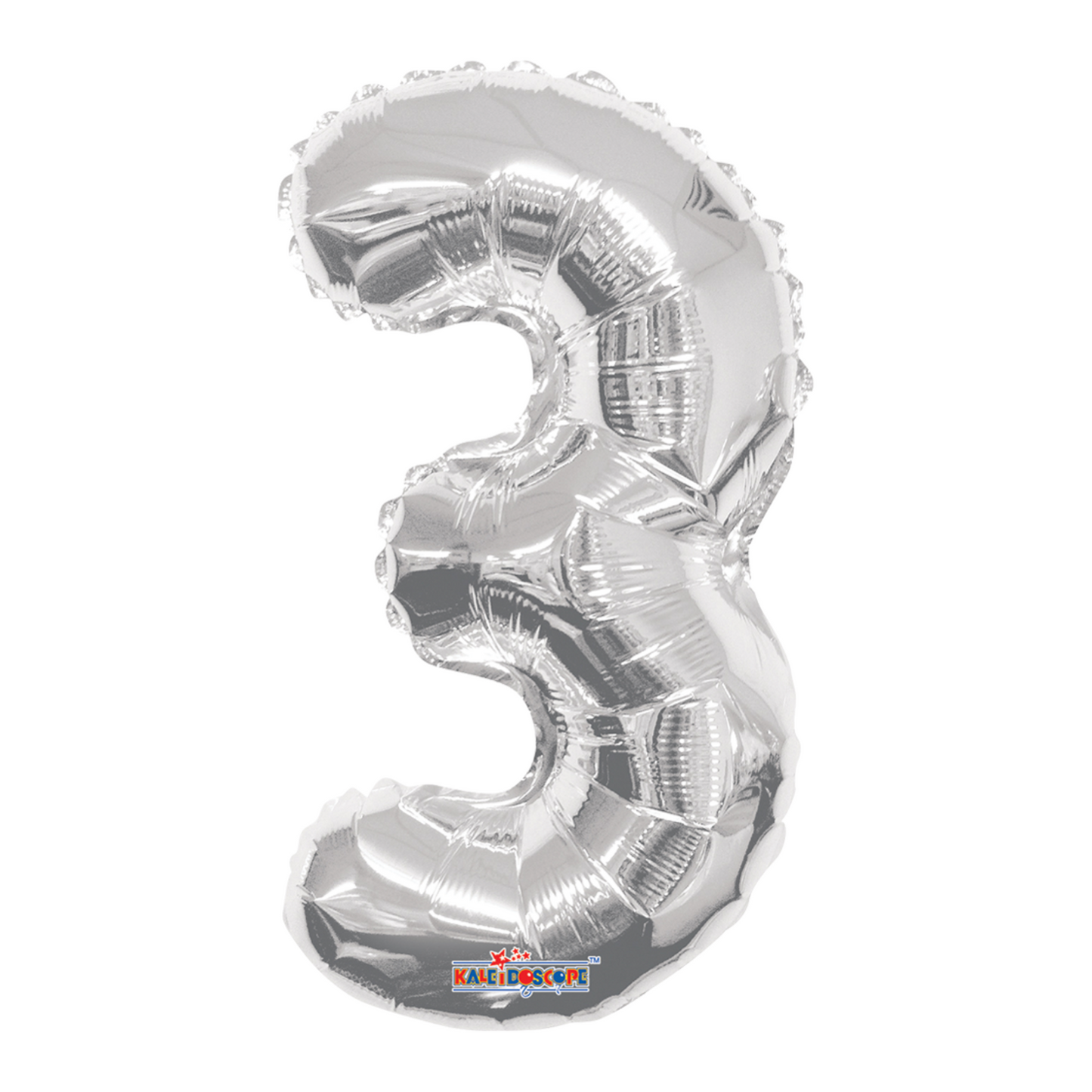 Numero 3 Plata 14" Mini Shape Convergram