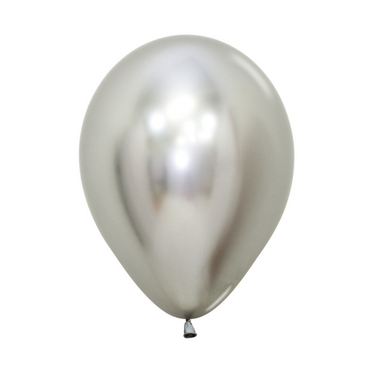Plata Reflex 18" Bolsa C/25 Globos Sempertex