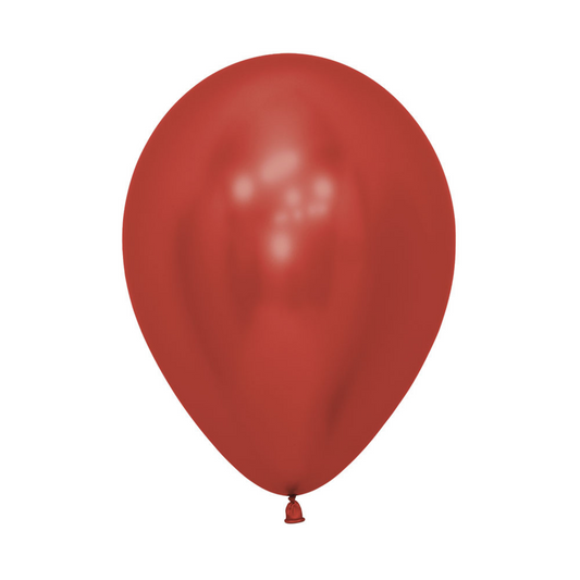 Rojo Reflex 18" Bolsa C/25 Globos Sempertex