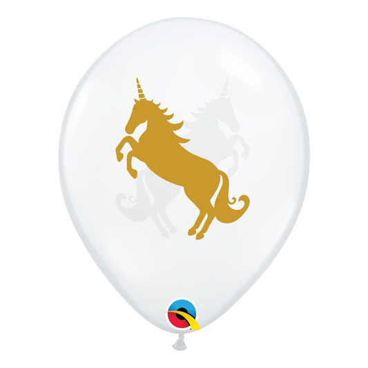 Unicornios 11" Bolsa C/50 Globos QX "LBN"