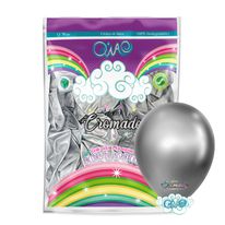 Plata Cromo No. 12 Bolsa C/50 Globos Q'wao