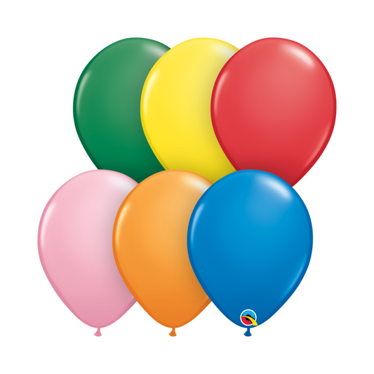 Surtido Estandar 11" C/100 Globos QX "QE"
