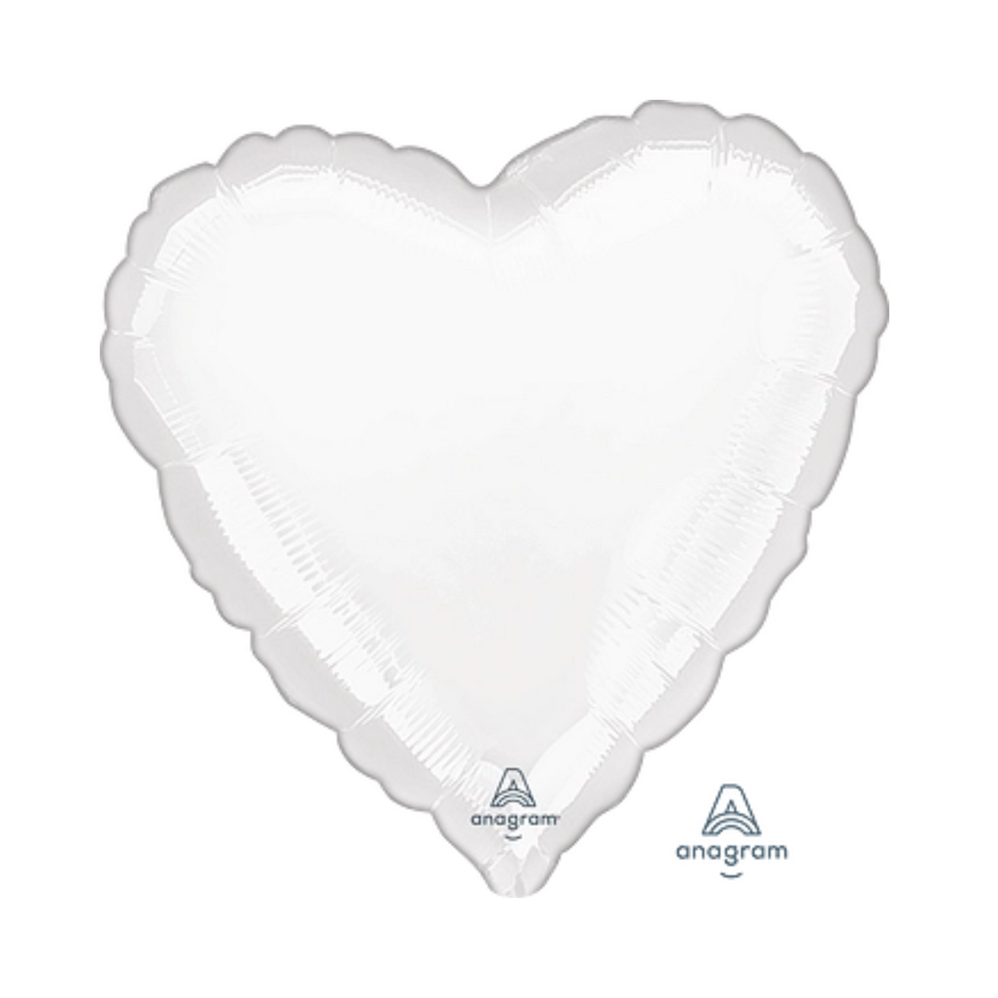 Corazón Blanco Jumbo 36" Convergram