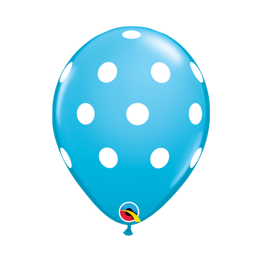 Polka Azul Robin 11 c/50 piezas QX "TW"