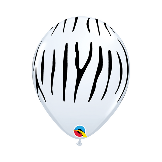 Rayas Cebra Blanco 11" b/50 pz QX "BG"