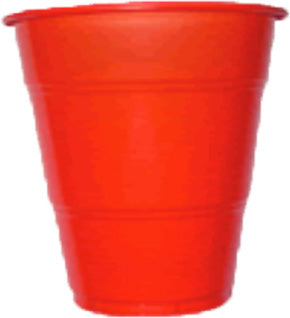 Vaso 12 Oz De Plastico x 10U Rojo