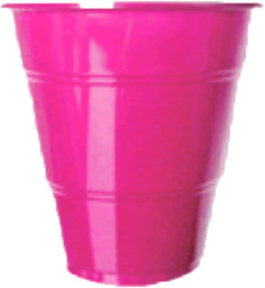 Vaso 12 Oz De Plastico x 10U Fucsia