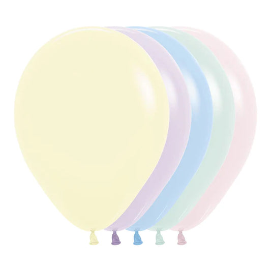 Surtido Pastel 36" Bolsa C/10 Globos Sempertex