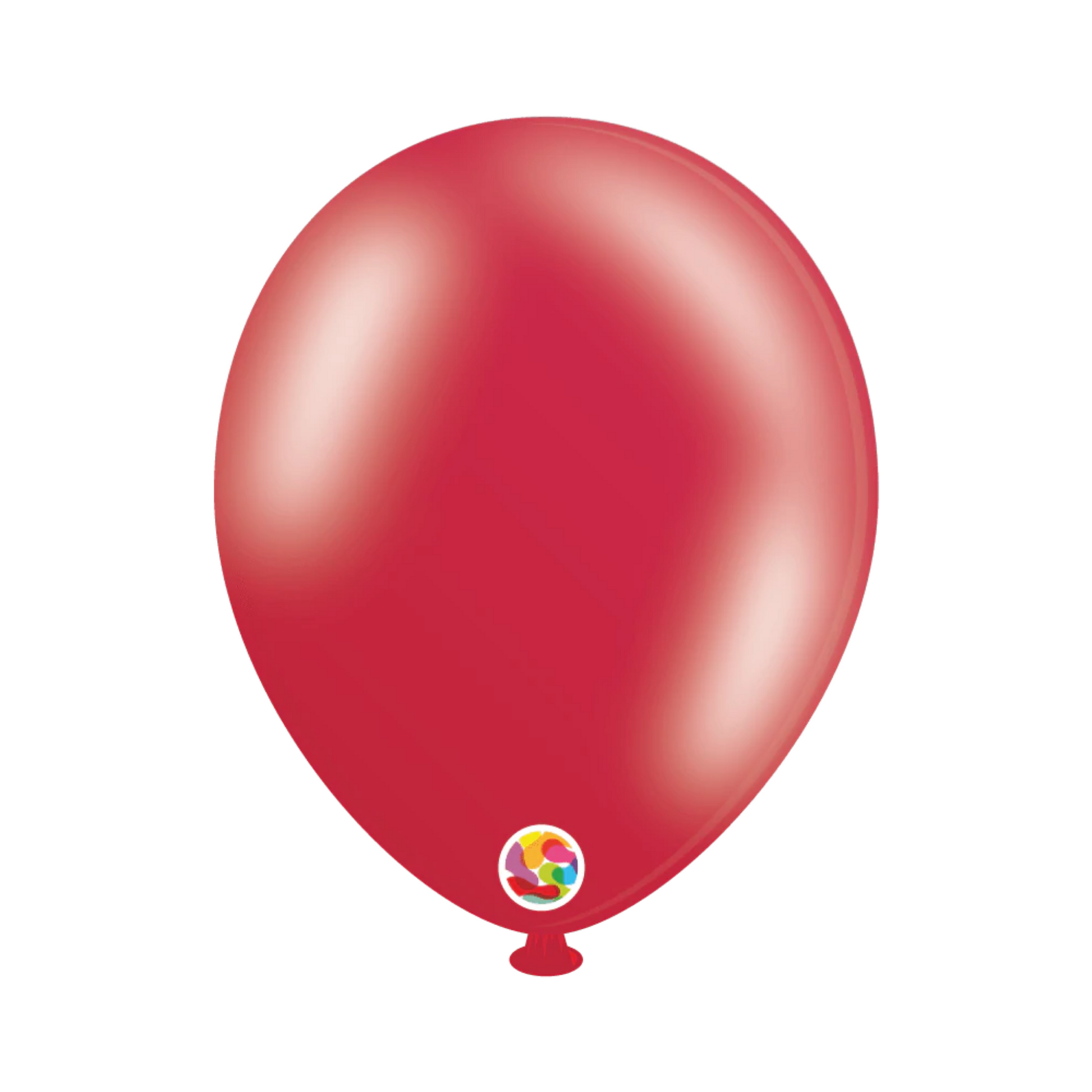 Red Metallic No.5 Bolsa C/100 Globos Balloonia