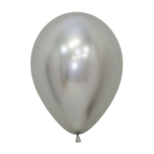 Plata Cromo No. 12 Bolsa C/100 Globos