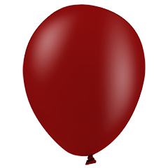 Rojo Cereza No. 9 Bolsa C/100 Globos Kalu